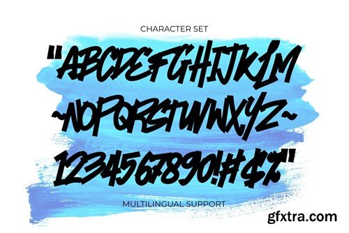 Hooped Brush - Natural Brush Font K7HDKBJ