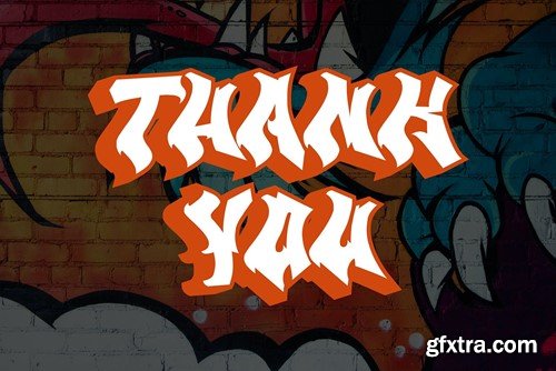 Great Squater - 3d Layered Graffiti Font BMSJMGM