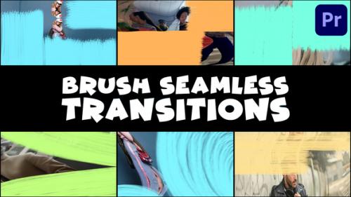 Videohive - Brush Seamless Transitions | Premiere Pro MOGRT - 48499504 - 48499504