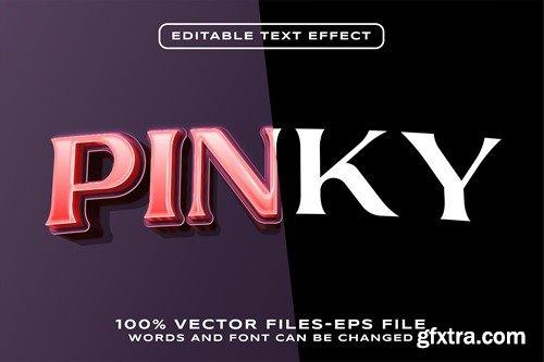 Pinky Editable Text Effect STLUD7V