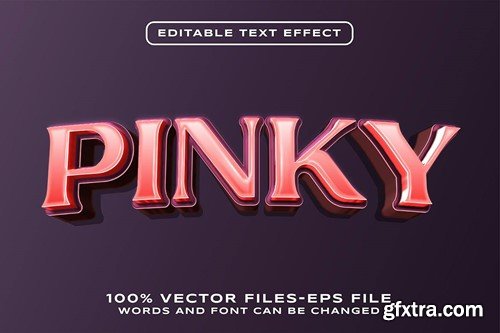 Pinky Editable Text Effect STLUD7V