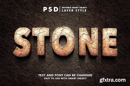 Stone Editable Text Effect 5XRP652