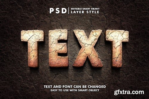 Stone Editable Text Effect 5XRP652