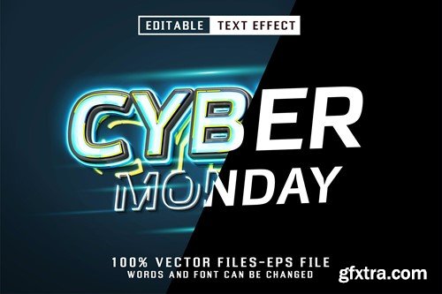 Cyber Monday Editable Text Effect 87RHW2Q