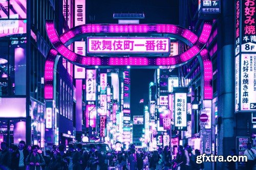 Futuristic Cyberpunk Photo Effect YUFD849