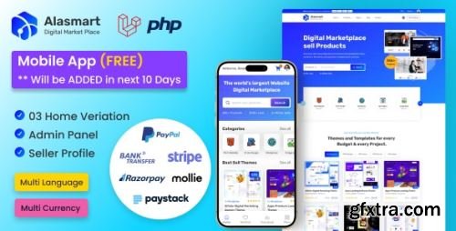 CodeCanyon - Alasmart - Digital Product Download Marketplace Laravel Script v1.1.0 - 48589956 - Nulled