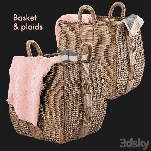 Basket & Plaids, Crate and Barrel