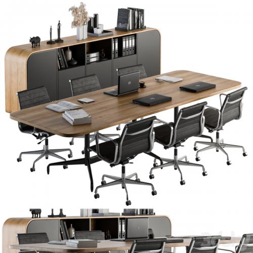 Meeting Table with office chair 07