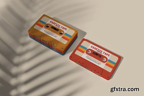 Cassette Tape Mockup P4V3P6W