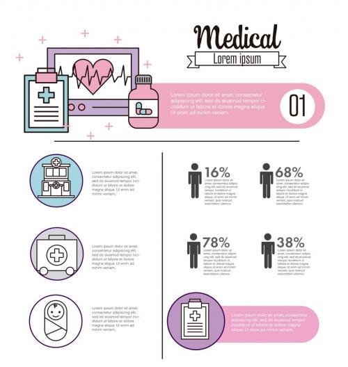 Medical Infographic Layout - 212640994