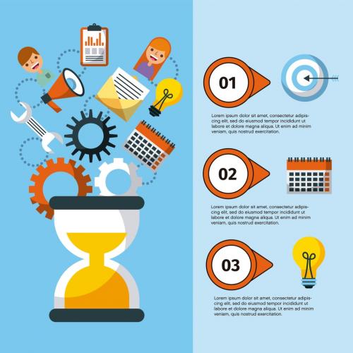 Project Management Infographic Layout - 212641009