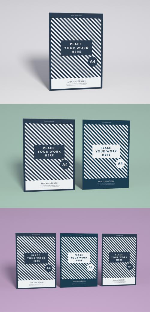 One to Three Page Mockup - 212771160