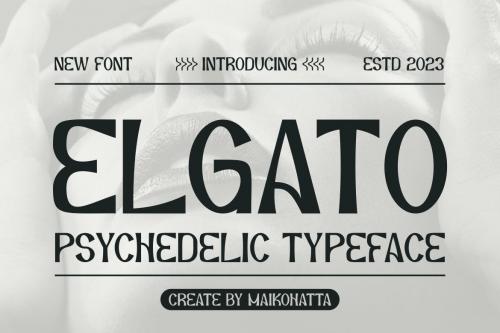Elgato - Psychedelic Font