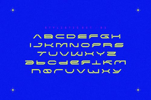 NCL Kemgor - Cyberpunk Futuristic Tech Font