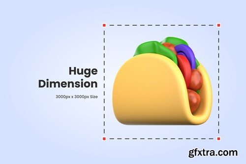 3D Food Illustration 1 EGPVCMW