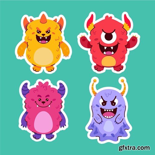 Cute Little Critters Sticker Doodle Collection CAGFEDW