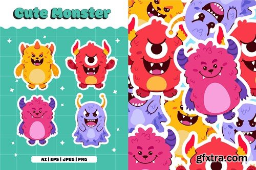 Cute Little Critters Sticker Doodle Collection CAGFEDW