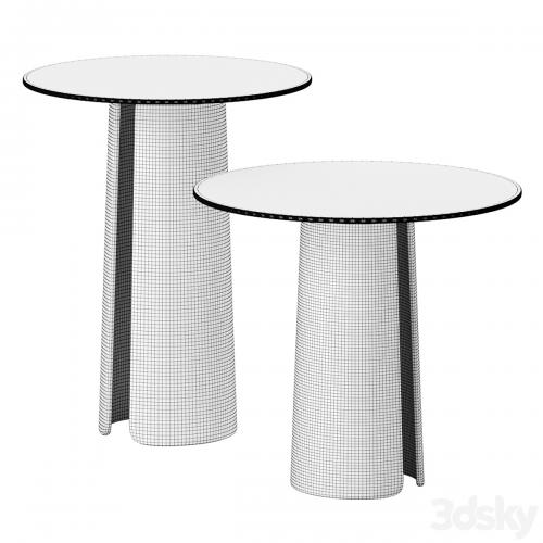 Orbit side tables by Poliform