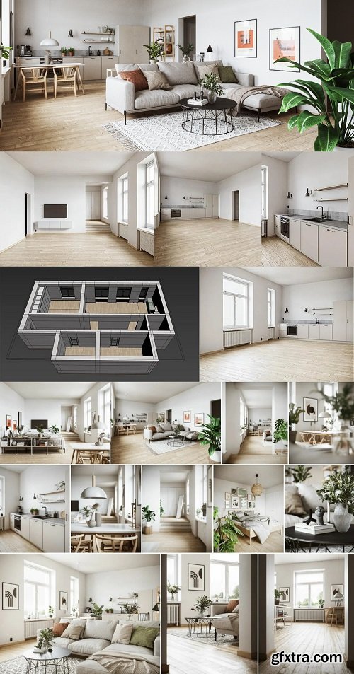 Gumroad - Archviz interior making of