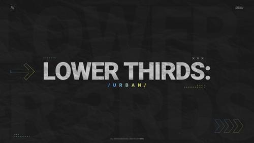 Videohive - Lower Thirds: Urban (FCPX) - 47926846 - 47926846