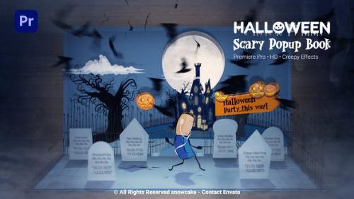 Videohive - Halloween Scary Popup Book for Premiere Pro - 48349895 - 48349895