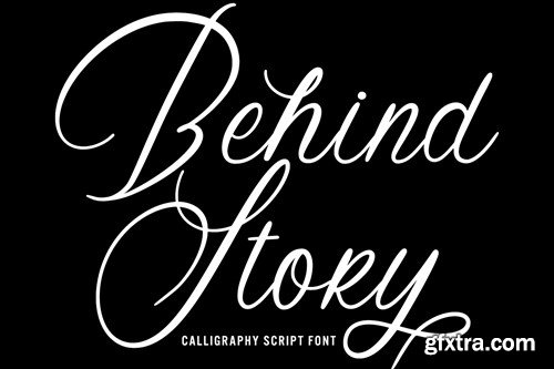 Behind Story - Script Font P243WJD