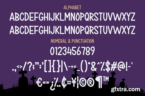 Haunted Street - Horror Display Font 54Y42XE