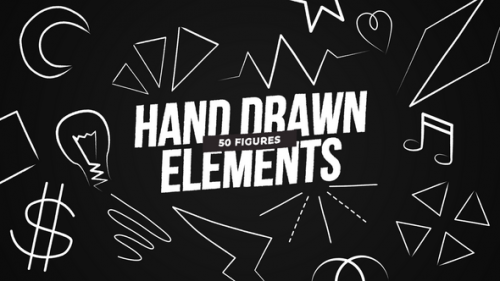 Videohive - Hand Drawn Elements | Premiere Pro - 48362795 - 48362795