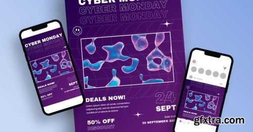 Cyber Monday Flyer Design Pack