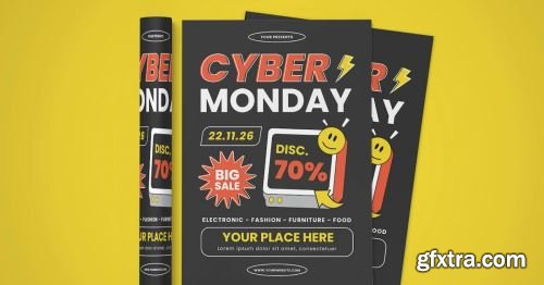 Cyber Monday Flyer Design Pack