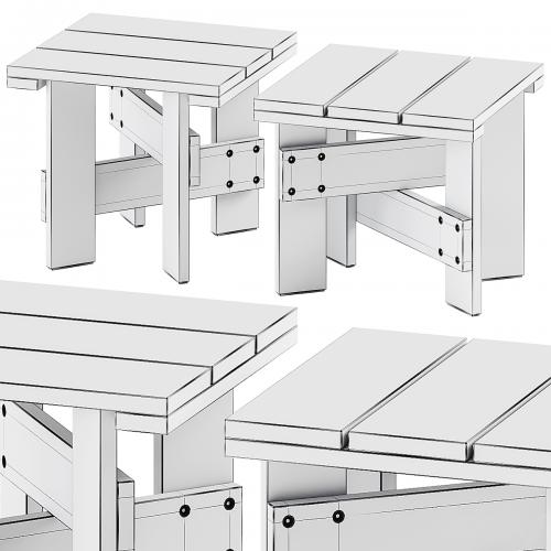 Crate Outdoor Table by Hay