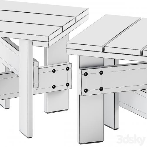 Crate Outdoor Table by Hay