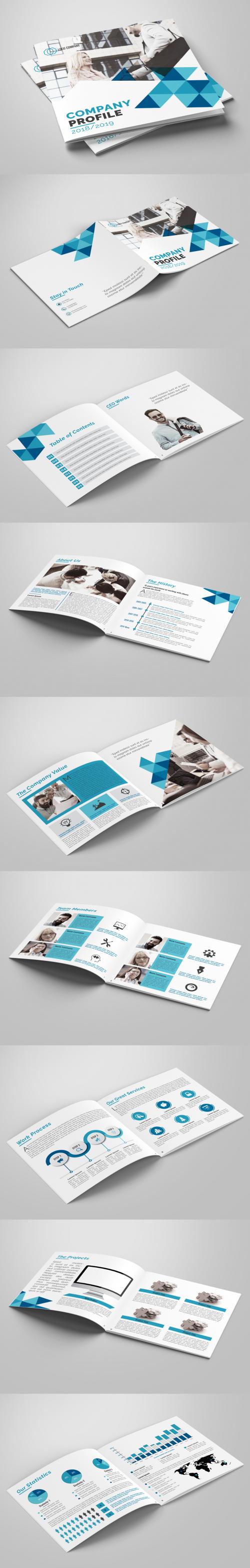 Company Profile Booklet Layout - 215288329