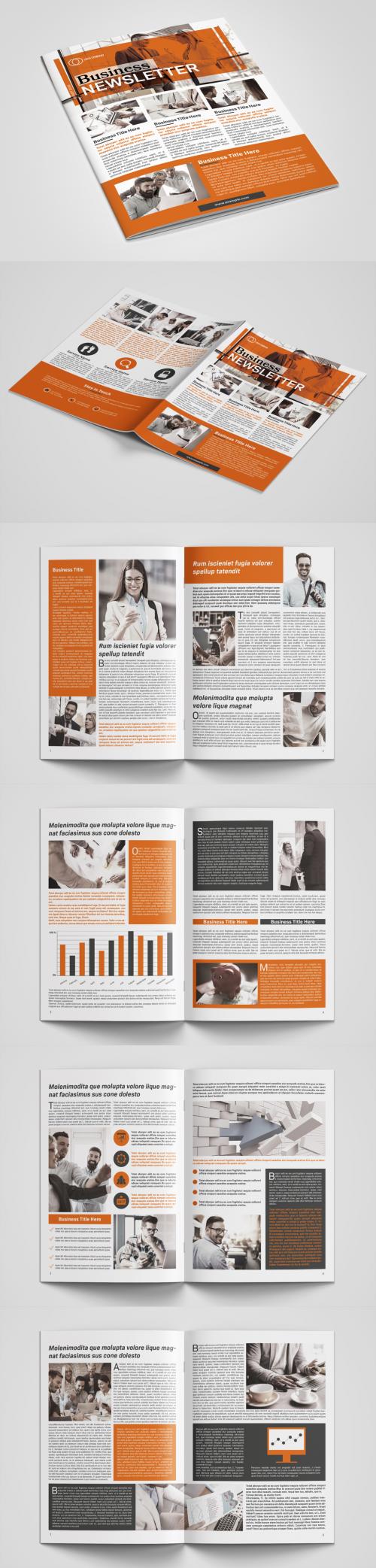 Newsletter Booklet Layout - 215288496