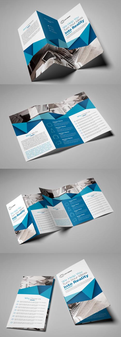 Trifold Brochure Layout - 215292442