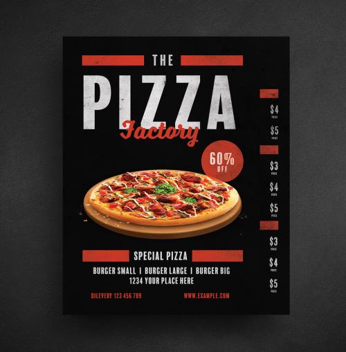 Pizza Menu Layout - 215877562