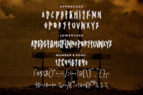 Darkside Morbizey Metal Font