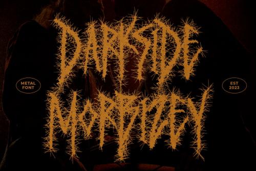 Darkside Morbizey Metal Font