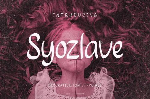 Syozlave - Decorative Font