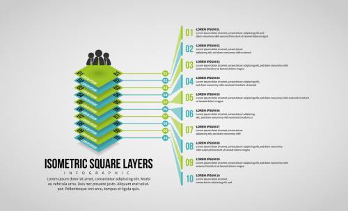 Layered Infographic Layout - 216698510