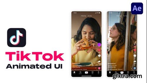 Videohive TikTok Animated UI 49000422