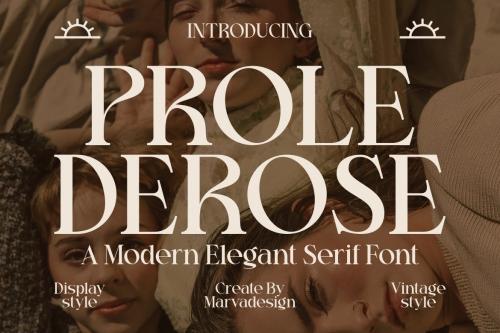 Prole Derose - A Modern Elegant Serif Font