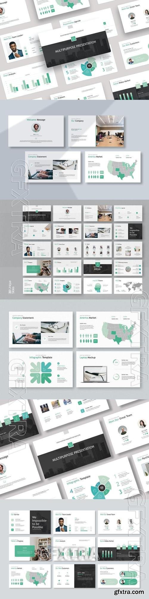 Multipurpose PowerPoint Presentation Template SGZRW37