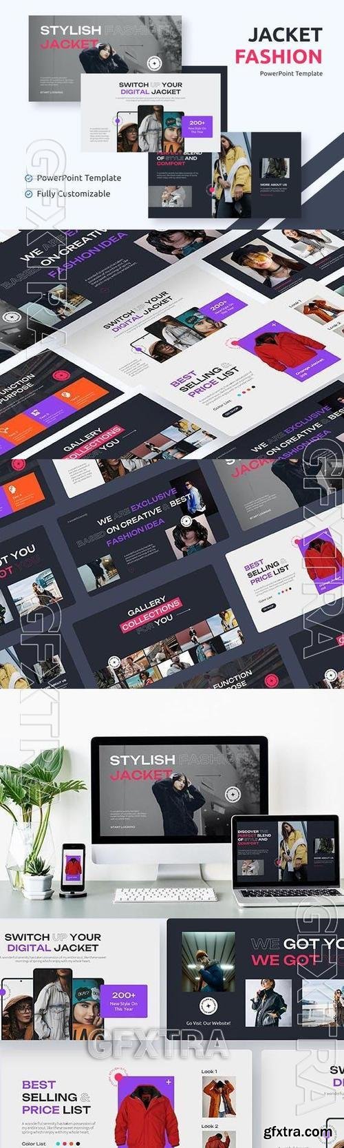 Jacket Powerpoint Template 3EKULED