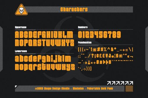 Madsden - Futuristic Font