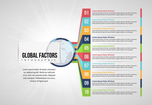 10 Step Global Factors Infographic Layout - 217737056