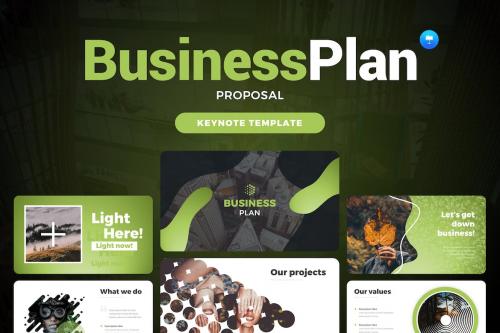 Business Plan Clean Proposal Keynote