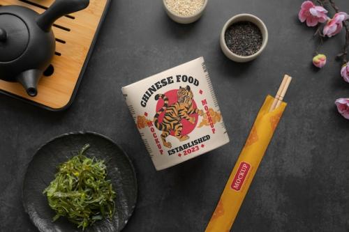 Chinese Food Mockup Design