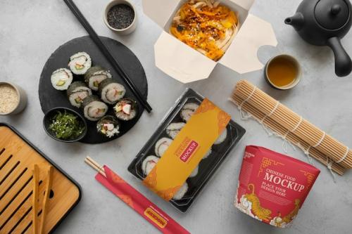 Chinese Food Mockup Design