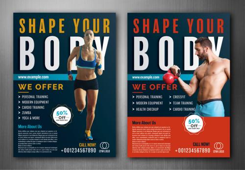 Gym Flyer Layouts - 218416846